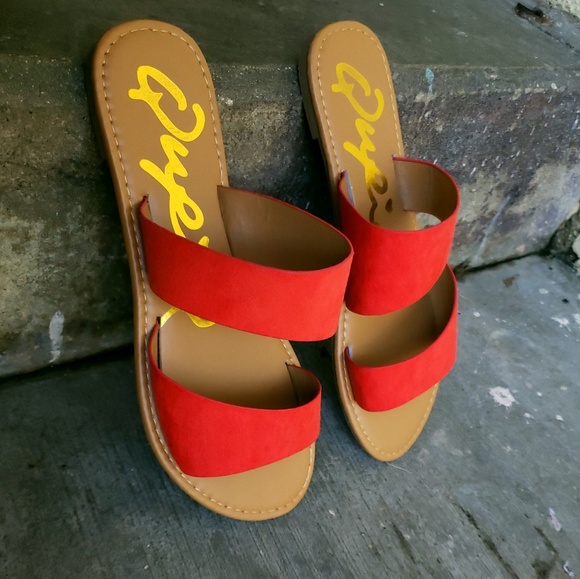 Shoes - 🚨ON SALE//The Estrella// blood orange sandal